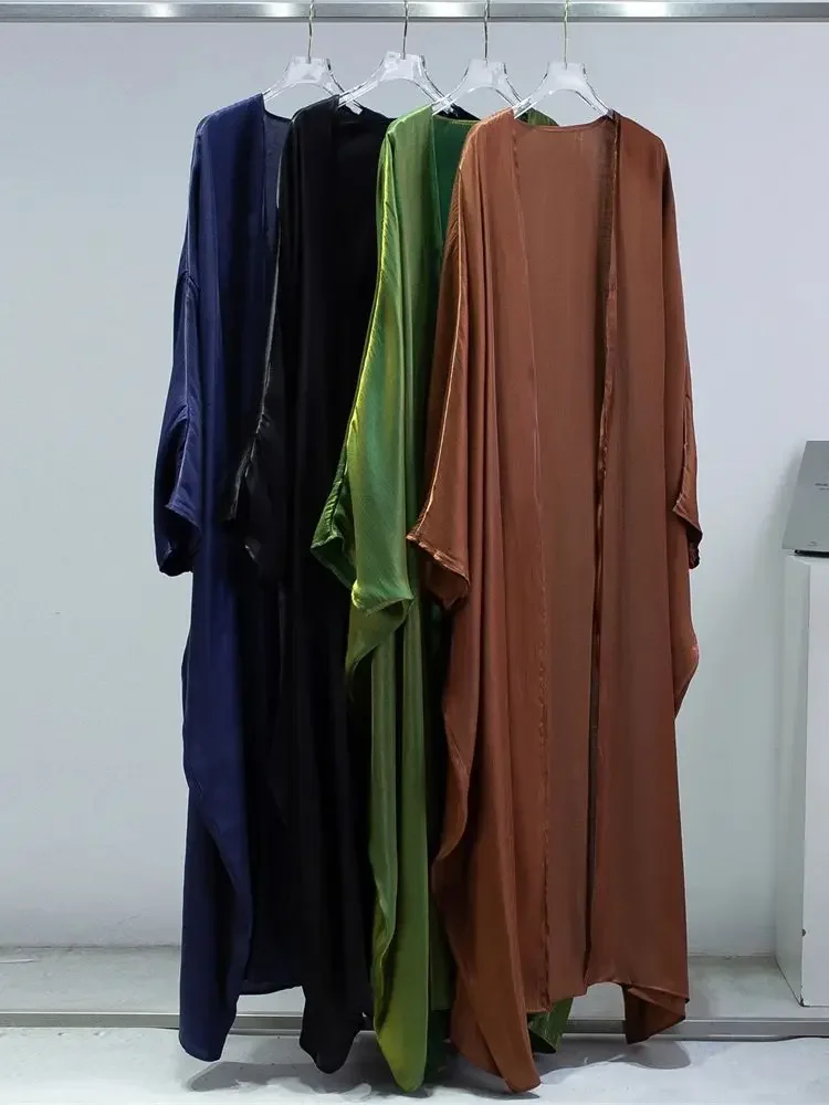 

Ramadan Kimono Dubai Abaya Kaftan Saudi Arabia Turkey Islam Muslim Dress Prayer Clothes Abayas For Women Robe Femme Musulmane