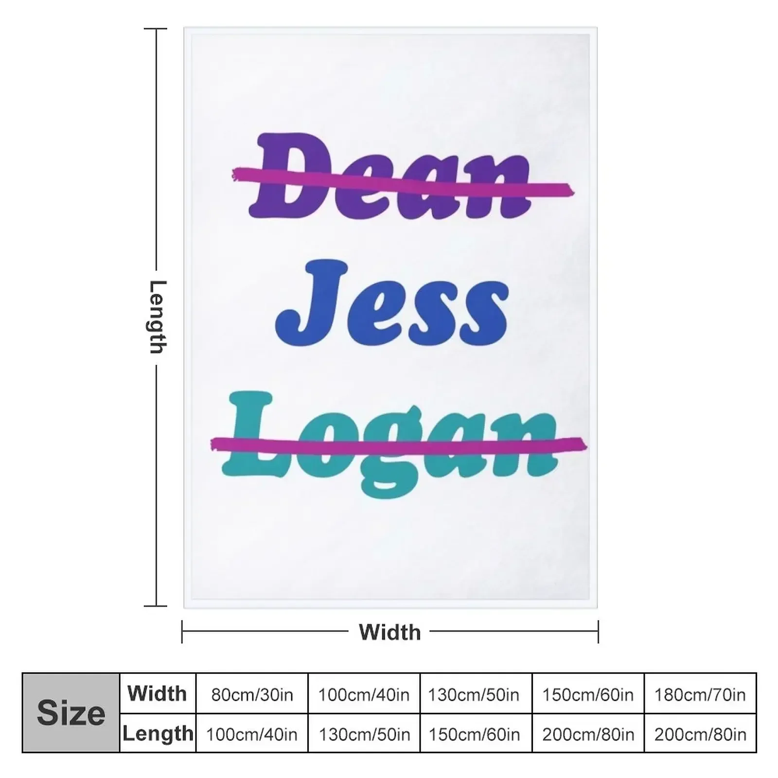 Team Jess for Rory Throw Blanket For Decorative Sofa Extra Large Throw Blankets