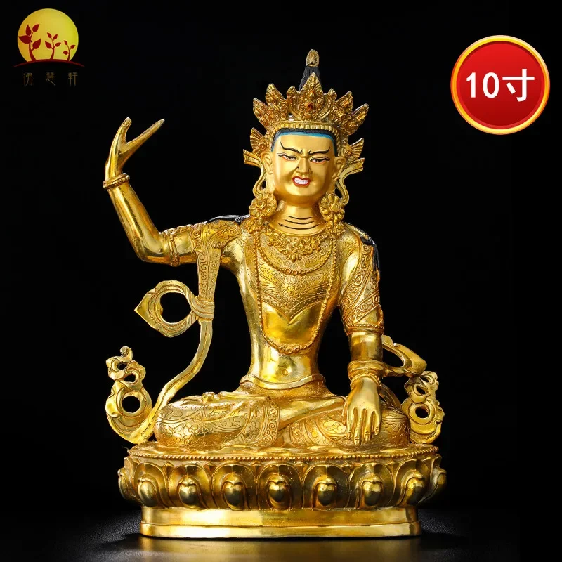 Bon Xinrao Nanbajwa Buddha statue ornament pure copper gilt Tibetan Tantric home worship 1 foot Buddha Buddha statue