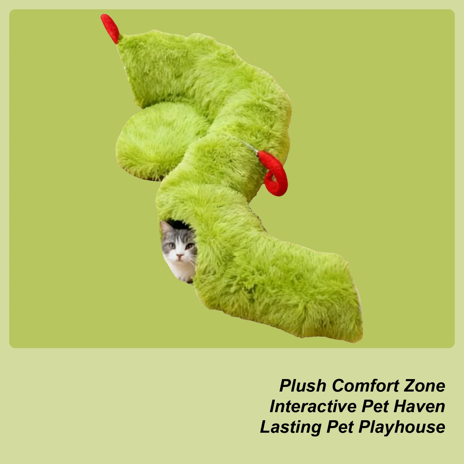 

Туннель для кошек и пончиков, плюшевый, теплый, мягкий, съемный, теплый, для кошачьего пончика, игровой туннель для котенка, щенка, маленькой собаки, кролика, домашнего животного, хорька