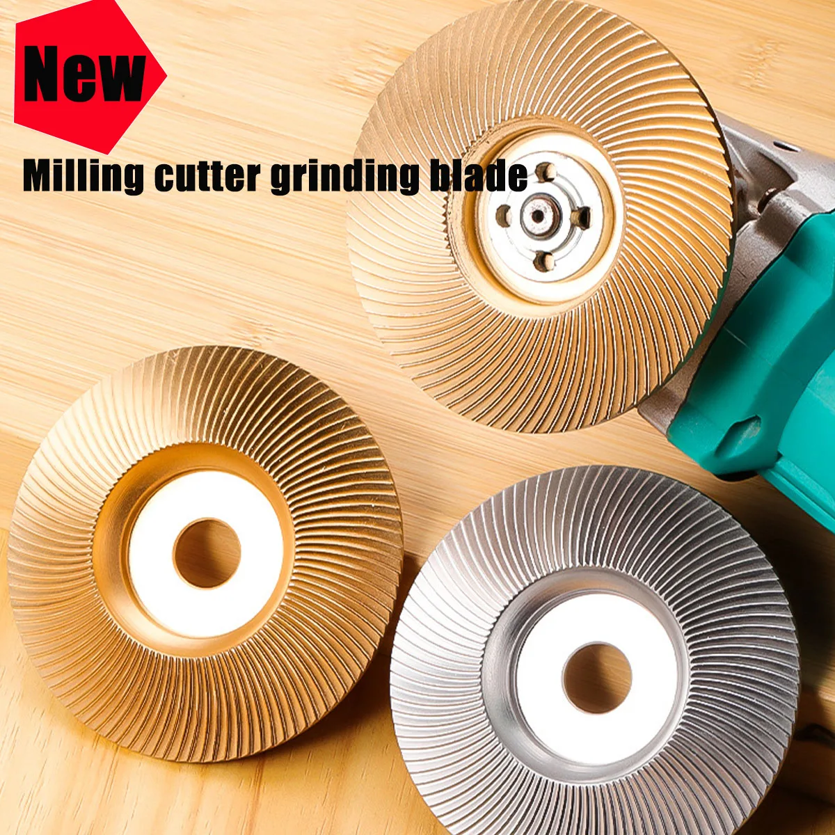 1Pc Angle Grinder, Milling Cutter,Grinding Disc,Alloy Steel Integrated Bevel Groove Milling Cutter,Grinding Disc
