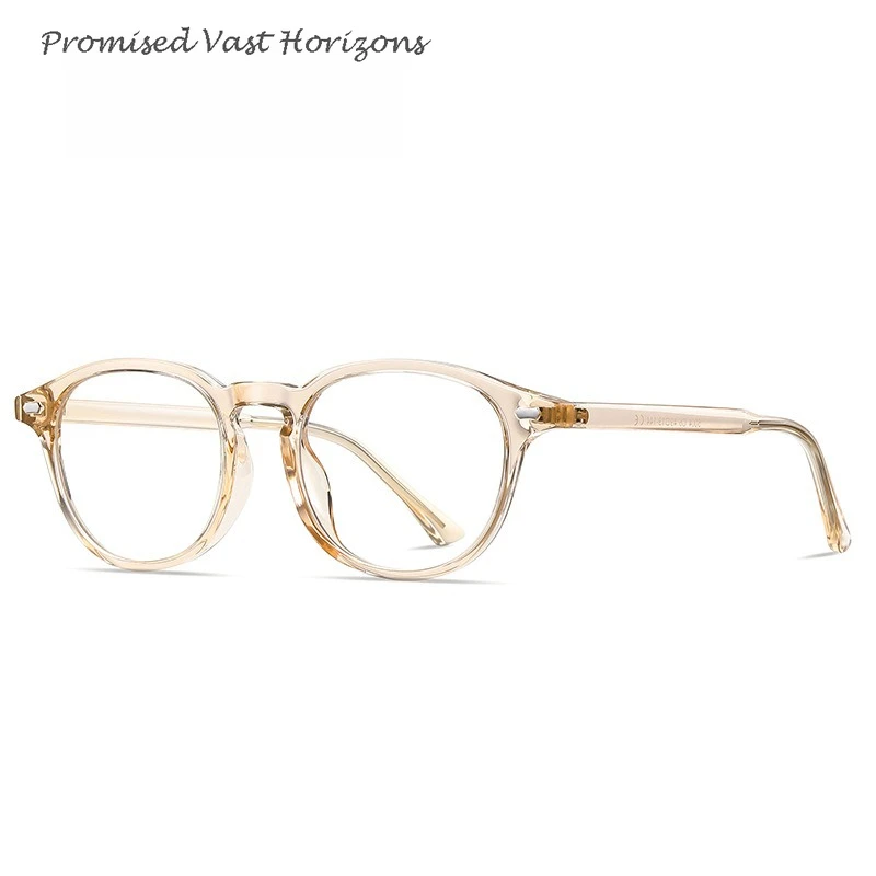 

New Retro Glasses Korean Women's TR Quality Frame Glasses Translucent Color Anti-blue Demo Lens Eyewear Frame