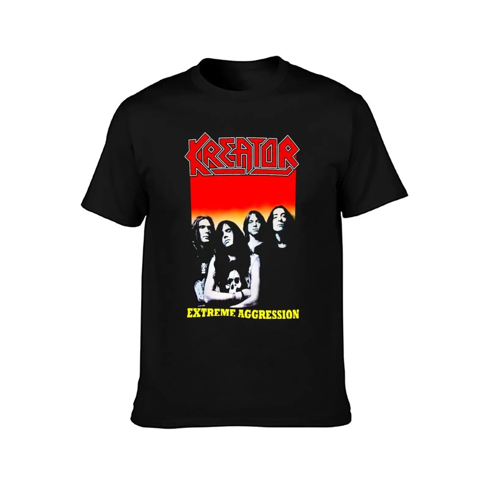 3xtreme Agression - Kr3ator - Classic Old School German Thrash Metal T-Shirt, Summer Casual Cotton Tee, Vintage Graphic Print