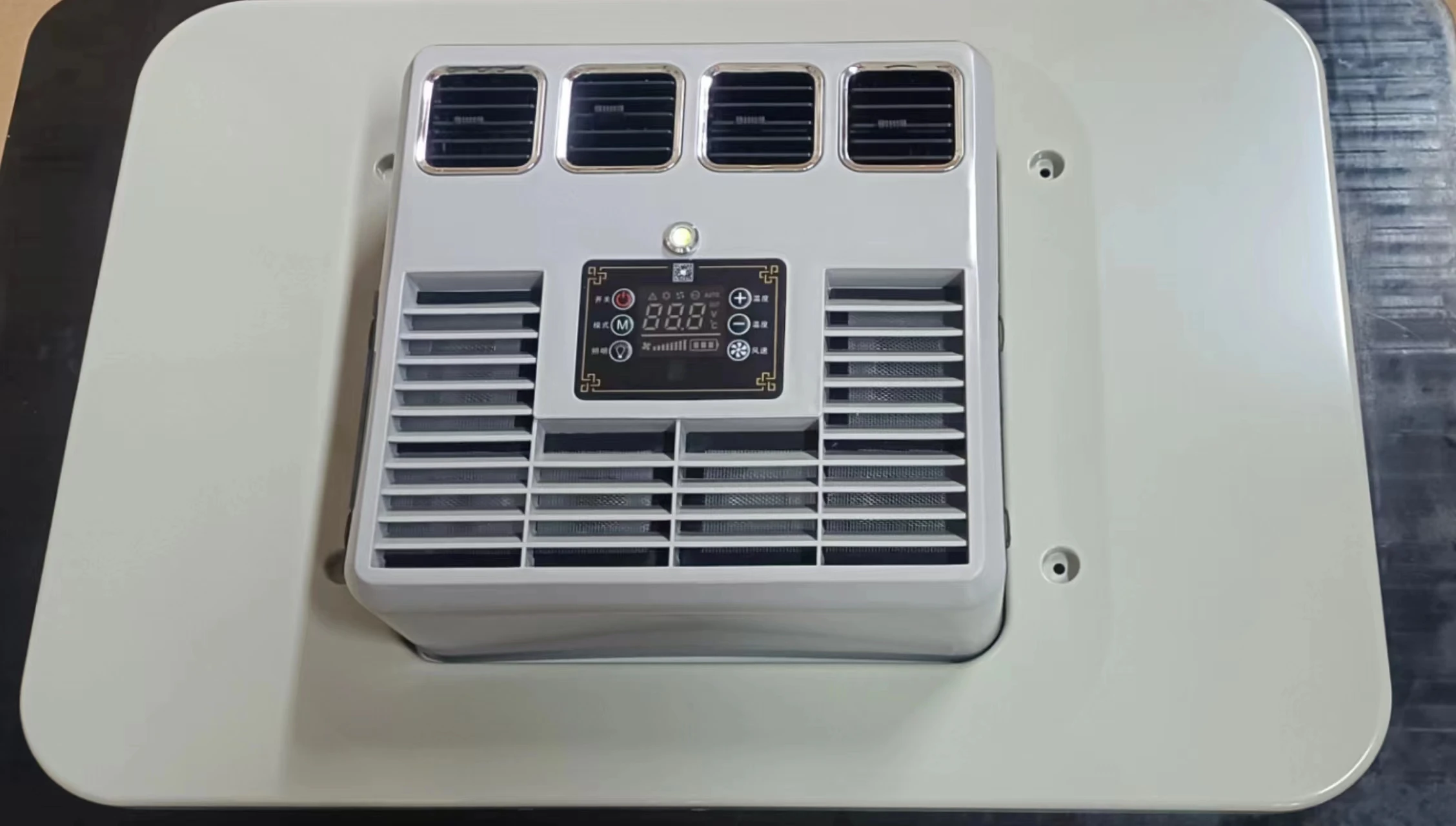 24V Battery Powered Tractor Cab Truck Sleeper Parking Air Conditioner Electric Parking Cooler For Truck