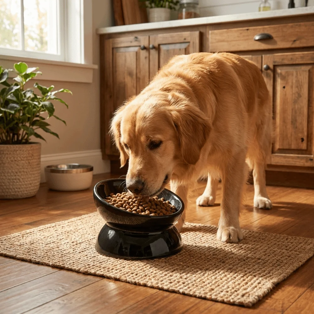 Comedero Elevado de Cerámica p - Elevated Ceramic Cat Bowls Tilted Food reseña y precio