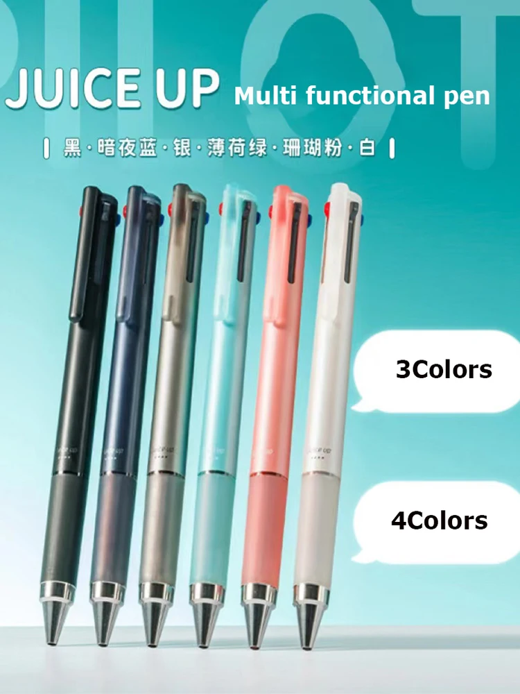Pilot Juice Up Hybrid 0.4mm Multi-Pen 3&4-kolorowy długopis żelowy z metalową końcówką zapewniający niezrównane doznania pisania, japoński — zdjęcie produktu 7