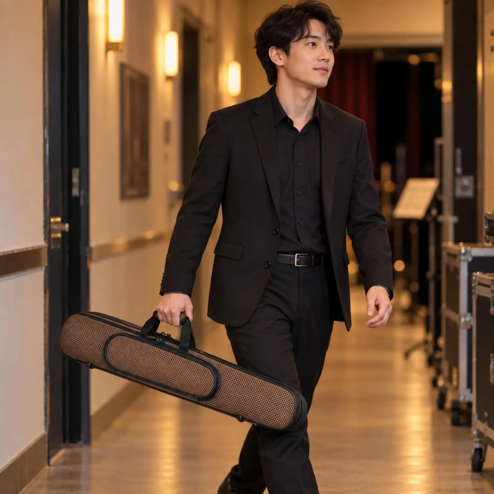 Clarinet Storage Bag with Shoulder Strap for Musicians Oxford Fabric Protective Instrument Case