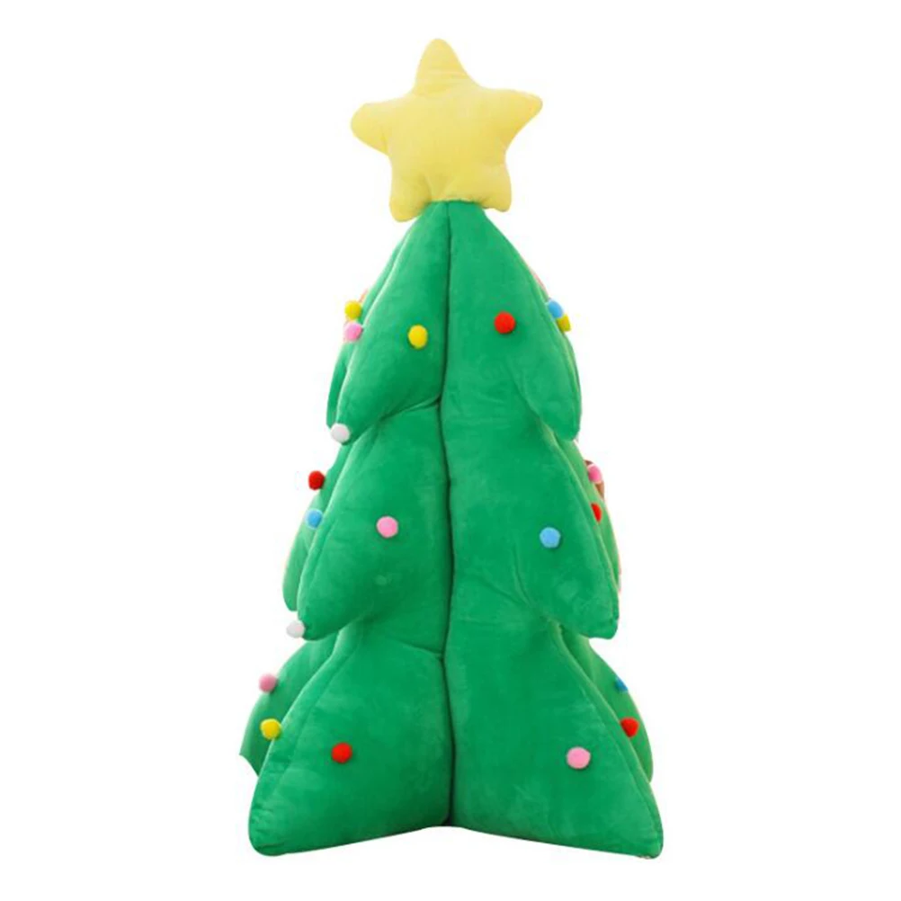 

Glowing Music Gifts Christmas Pillow Tree Pillow LED Gifts Child Soft PP Cotton Stuffed Portable Present for Bed