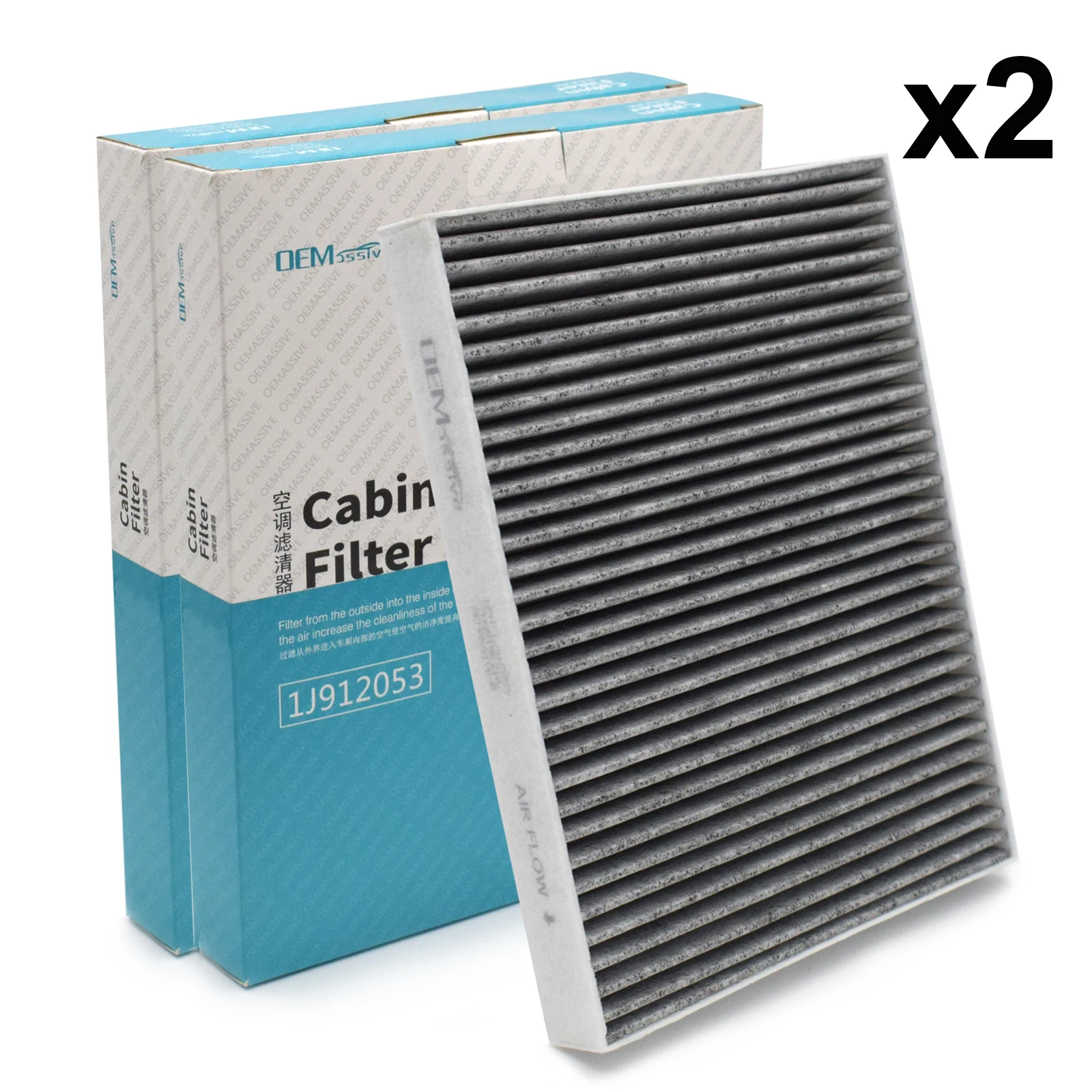 Car Interior Pollen Cabin Air Filter 7H0819631A JZW819653E For Volkswagen VW Transporter T5 T6 Touareg 7L Multivan V Amarok X2