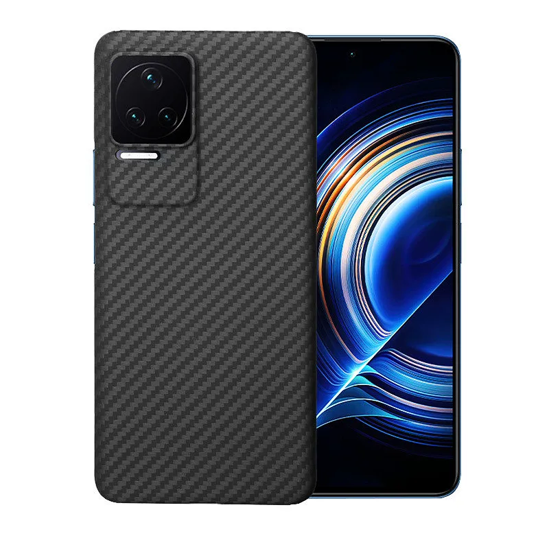 Imagem -05 - Nova Fibra de Carbono Case do Telefone para Xiaomi Redmi K50 Jogo K50 Pro Case de Fibra Aramida Capa para Xiaomi mi Poco f3 Negócios Telefone Capa