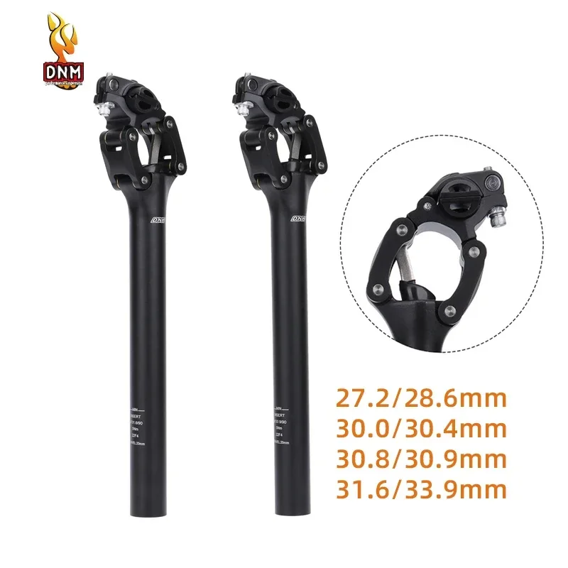 DNM Bicycle Shock Absorber Seatpost 350mm*27.2mm/28.6/30/30.4/30.8/30.9/31.6/33.9mm Mountain Bike Suspension Seat Post