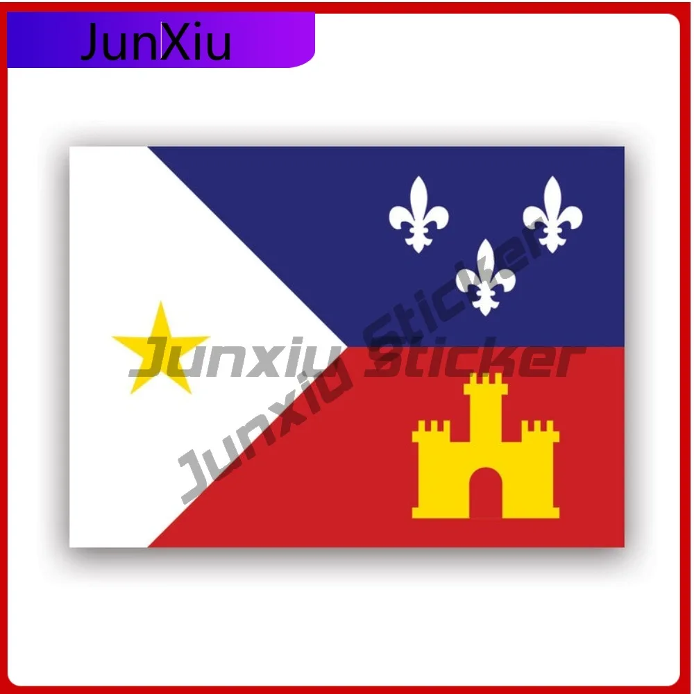 

Cute Cajun Acadian Flag Sticker Uv Protected Decals Of Acadiana Acadiens Louisiana Acadians Cajuns Country Vintage Vinyl