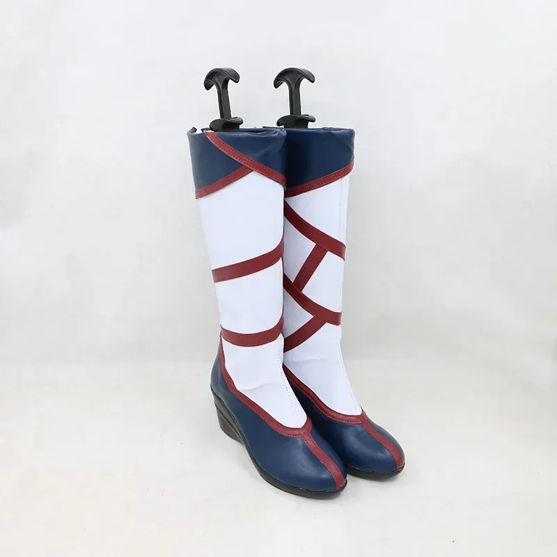 

Wiwiwi 123RealCos LOL Ahrithe, туфли с девятихвостой лисой, сапоги на высоком каблуке, аксессуары для костюма для косплея на Хэллоуин