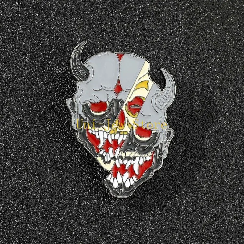 40 جيجابايت أزياء اليابانية براينا قناع بروش دبوس شارات الملابس accss للديكور #3