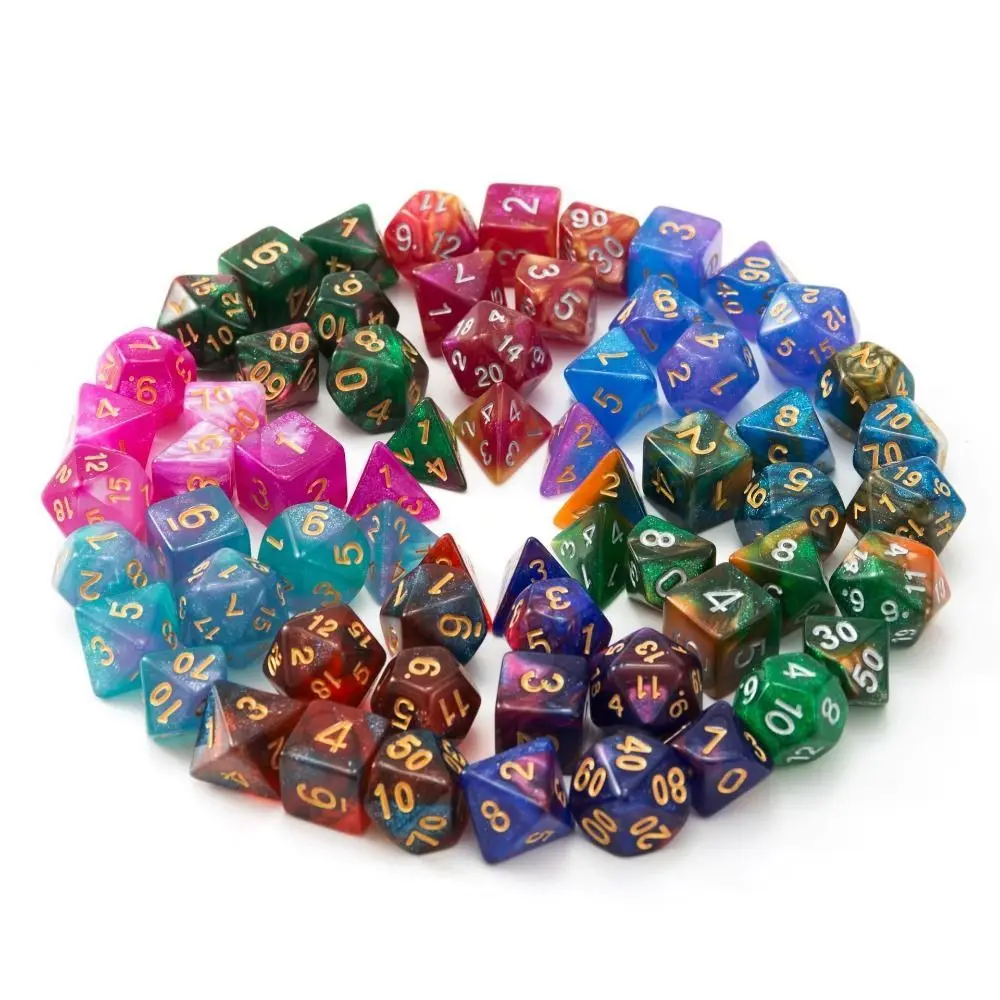 Multi-Sided Dice Set Game Dice For TRPG DND Accessories Polyhedral Dice For Board Card Game Supplies Leisure Entertainment Toys