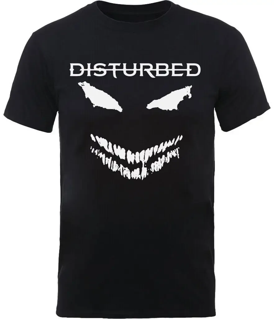 Disturbed Scary Face T Shirt New Official