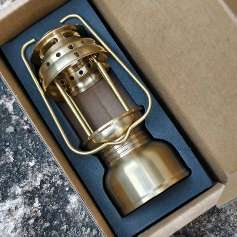 Metal Lamp Shade Lanterns Retro Outdoor Camping Home Decor Brass Silver Ambient Light Shade