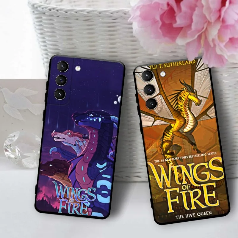 Series Wings Of Fire Manga Phone Case For Samsung Galaxy S22 23 21 S20 FE Ultra S10 S9 S8 Plus S10e Note 20Ultra 10Plus Cover