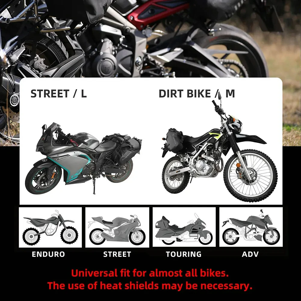 100%waterproof 48l Motorcycle Bags Durable Side Bag Luggage Bag Universal Fit Motor Pannier Bag Saddle Bag