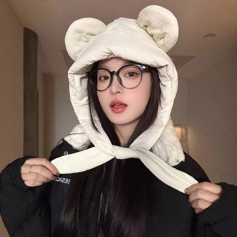 أشرطة حماية الأذن الدافئة المقاومة للبرودة من القطن قبعة Lei Feng غطاء أذن لركوب الدراجات #1