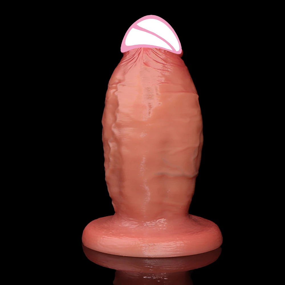Thick Dildo For Anal Sex Toys 18+ Liquid Silicone Butt Plug Huge Anal Realistic Dildos Stout Plug Women Men Gay Masturbation