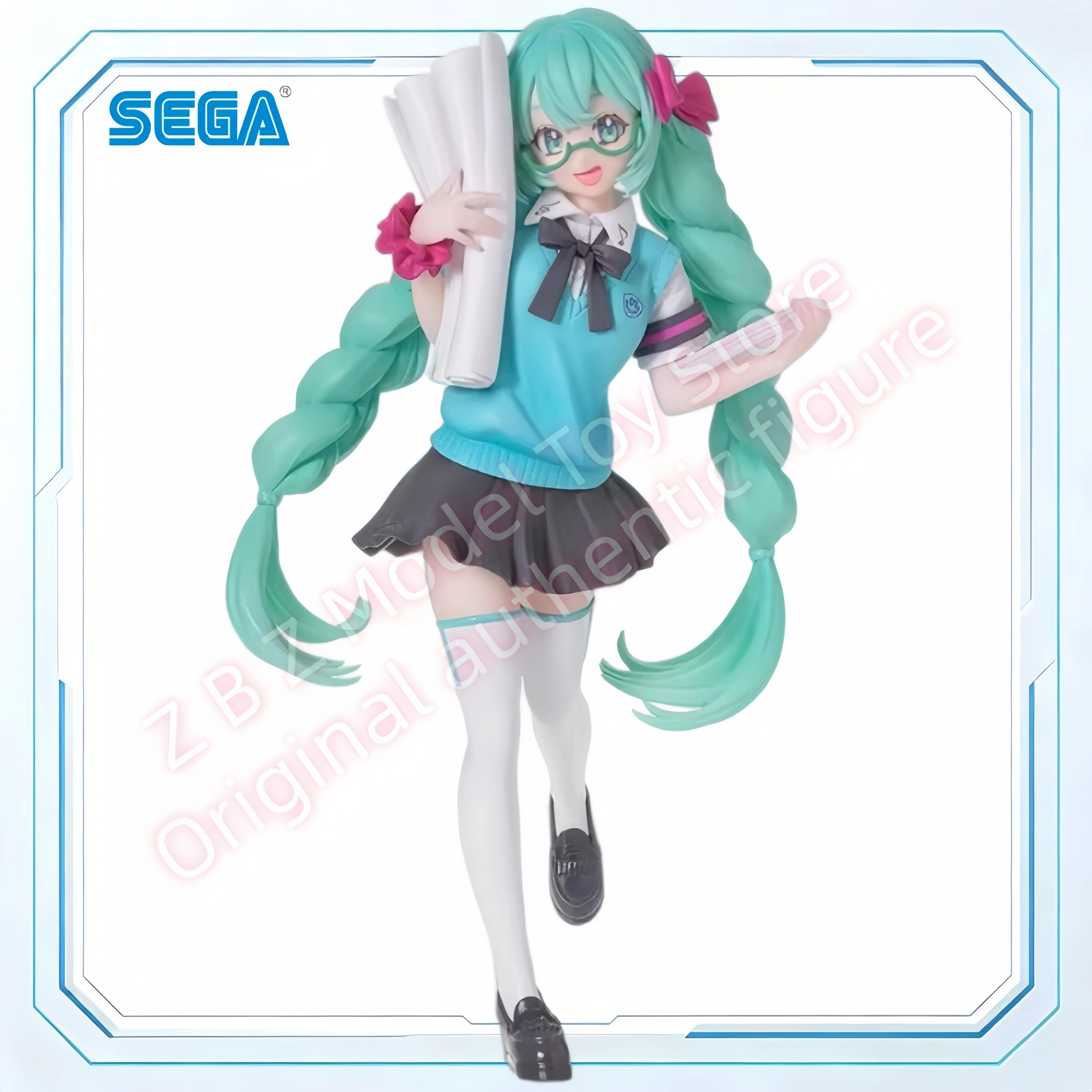 在庫あり-sega-オリジナル-正規品-ルミナスタ-ボーカロイド-初音ミク-16周年記念-18cm-アニメ-コレクタブル-フィギュア-モデル-おもちゃ、ギフト