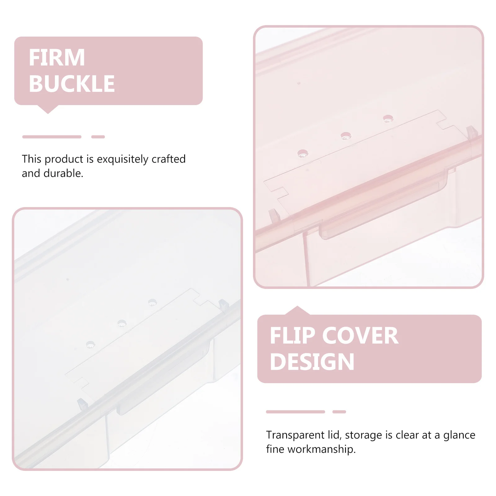 

4Pcs Manicure Tool Boxes Nail Art Tool Storage Cases for Grinding Tools Organizer Holder Box Salon Supply Empty Boxes