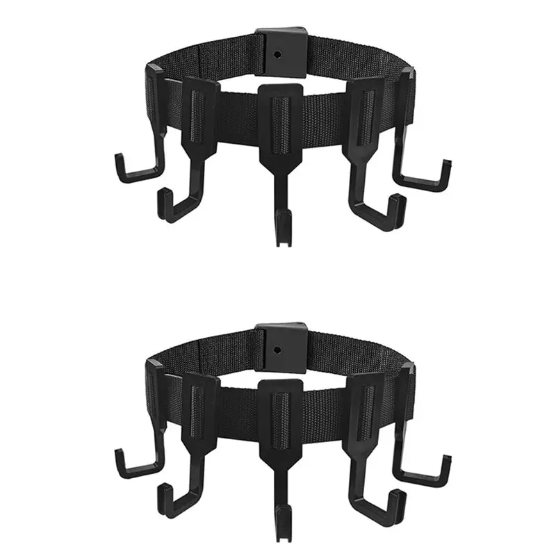 

F-T уличная подставка для дерева, вешалка для шестерен с 6 большими крючками, вешалки для ремней, держатель для аксессуаров с несколькими крючками