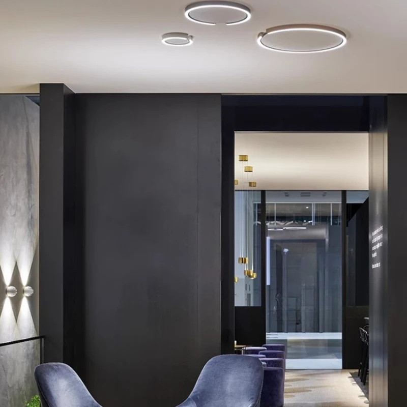 

Ultra-thin ceiling light bedroom corridor aisle combination C type modern simple designer villa light