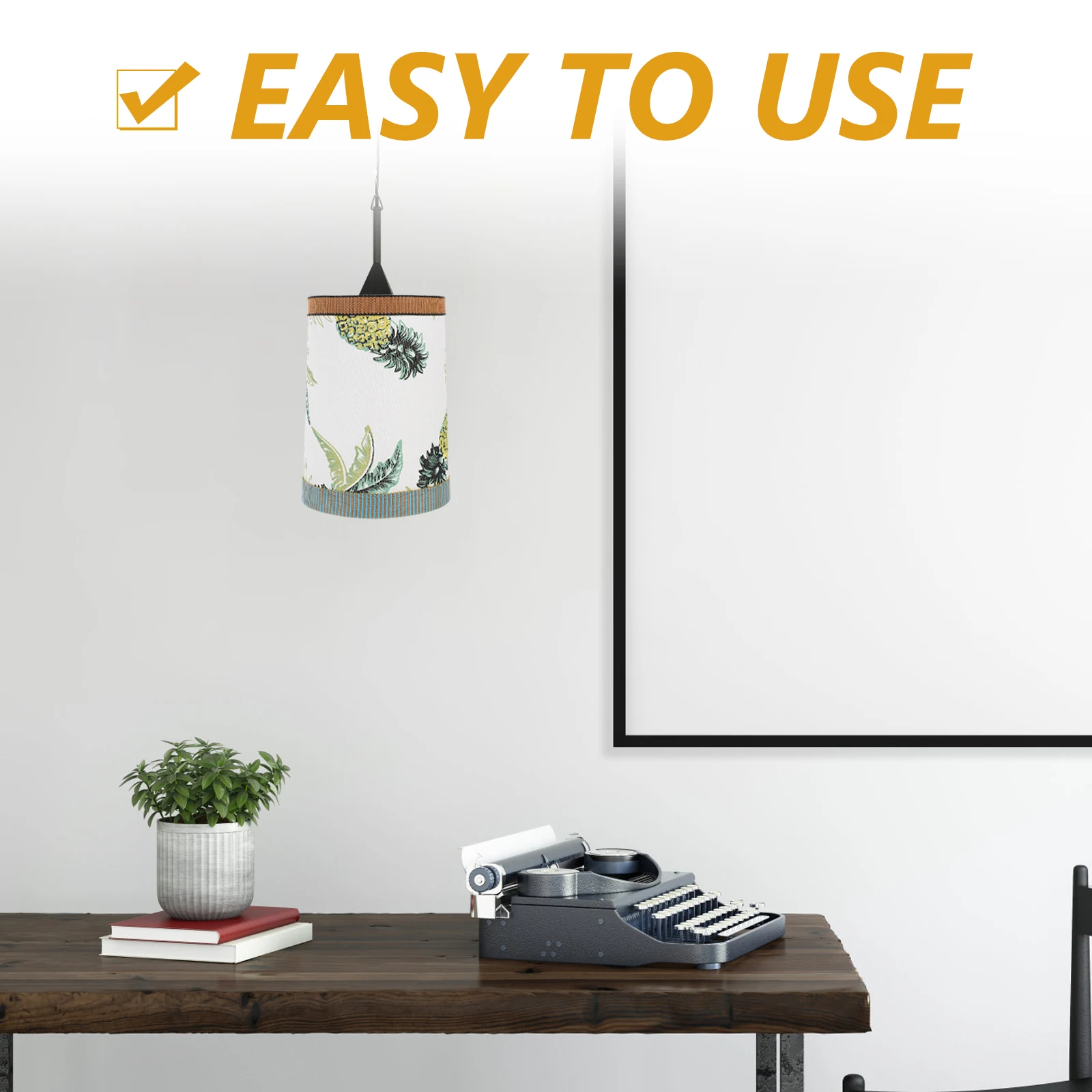 

Fabric Lampshade Straight Cylinder Table Light Shade Replacement Decorative Vintage Homestay Bedroom Living Room Modern