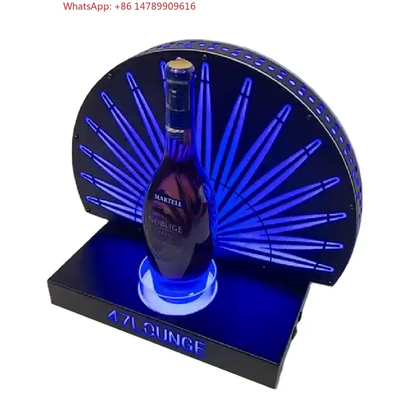 Premium Custom LED Liquor Display StandFactory Custom  Bottle Display  Champagne Bottle Presenter Casamigosa