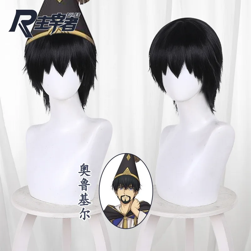 perruque-cosplay-olruggio-de-l'atelier-des-sorciers-cheveux-courts-noirs-cuir-chevelu-rond-parfaite-pour-halloween-fetes-spectacles-d'anime-et-usage-quotidien