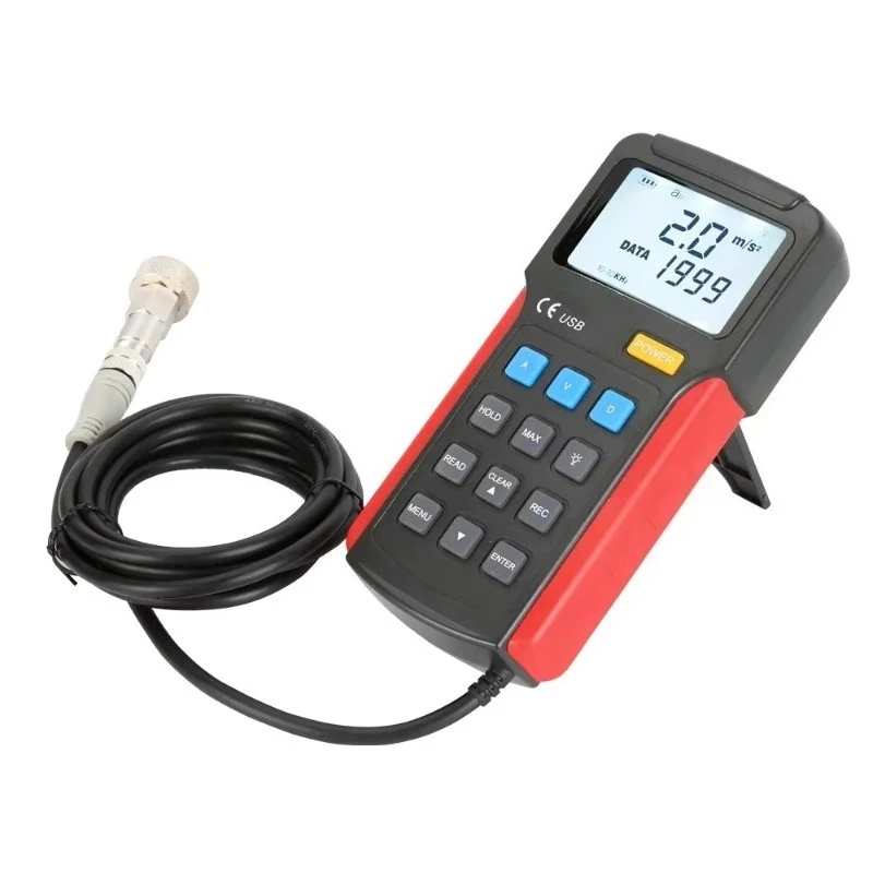 Compteur de vibrations Portable, compteur de vibrations de haute précision, détecteur de vibrations de défauts de moteur industriel