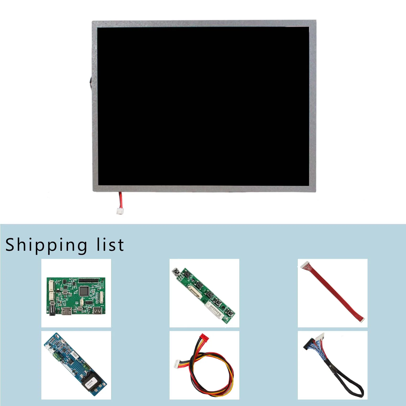 10.4 "1024x768 HD ความสว่าง1300nit หน้าจอ LCD IPS & HD Mi USB BOARD 30พิน