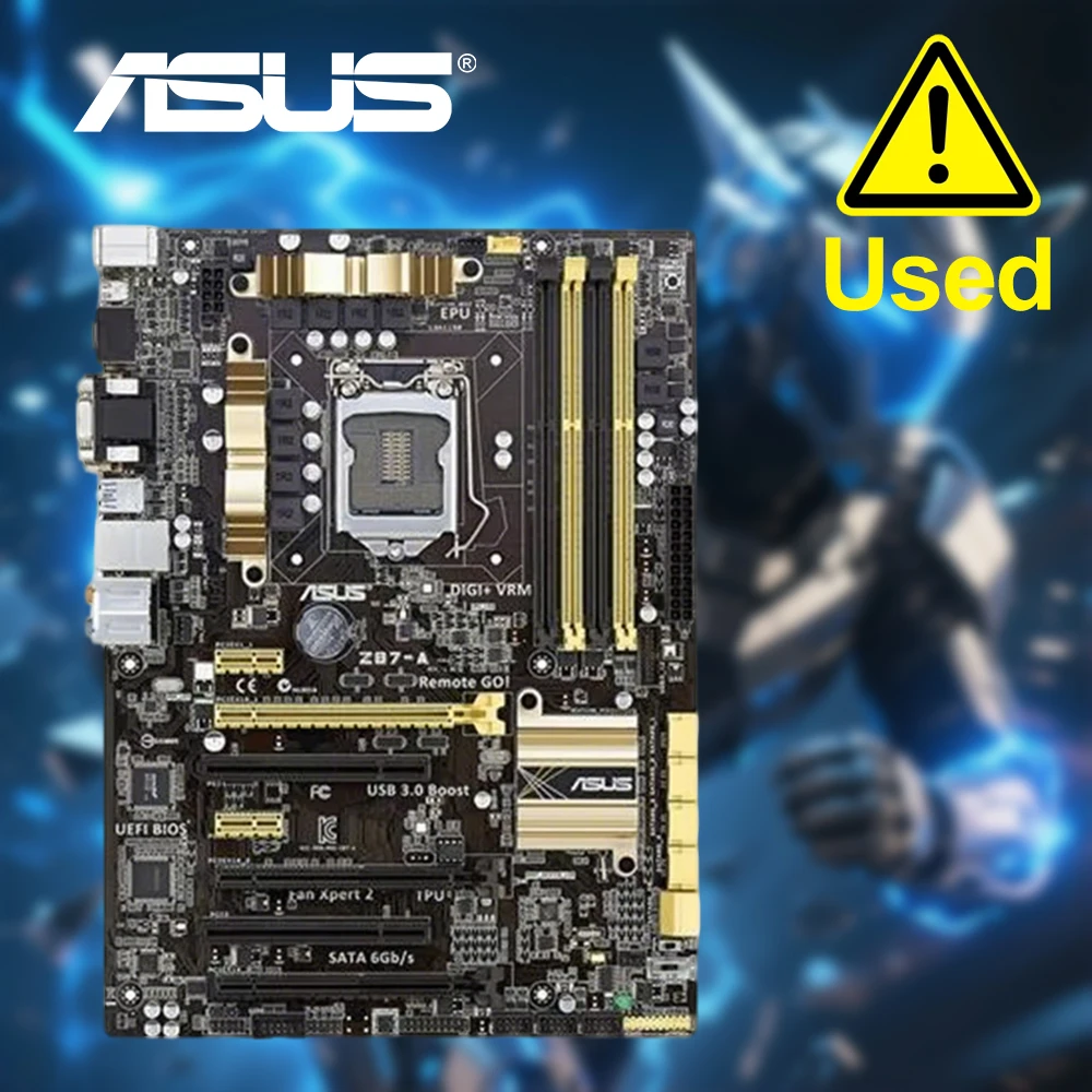 ASUS   Motherboard  Z87-A  Socket LGA 1150 i7 i5 i3 DDR3 32G SATA3 USB3.0 ATX