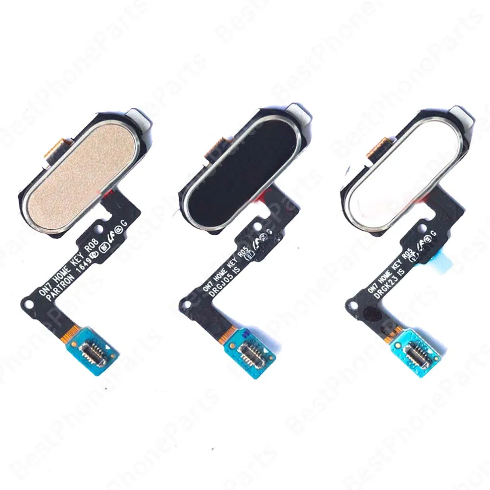 Fingerprint Sensor Home Button Finger Print Scanner Flex Cable For Samsung Galaxy J5 J7 Prime 2 G570 G610 G611 Spare Parts