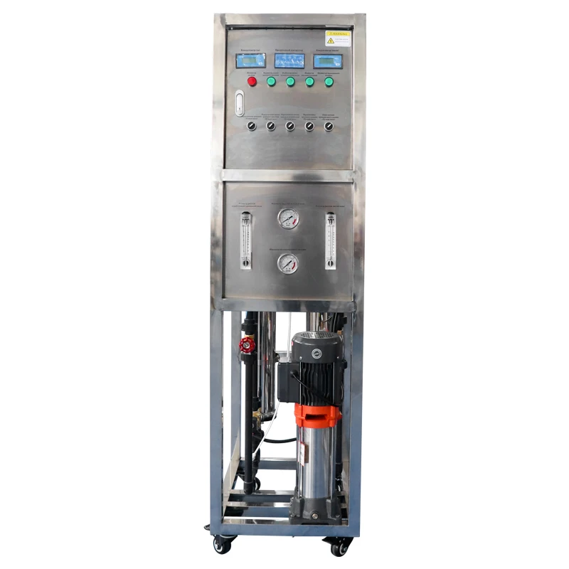GY250-12N4040-A02-2 250LPH Purified Water Machine Reverse Osmosis For Industrial Water Filtration