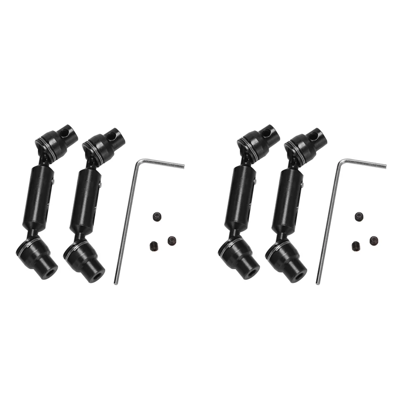 

FBIL-4 Pcs Metal Front Rear Drive Shaft For WPL D12 C14 C24 B16 B36 B24 MN D90 MN99S Henglong RC Car Spare Parts
