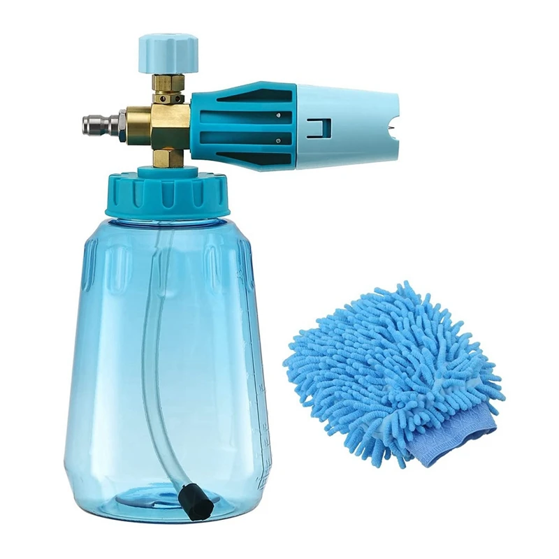 

1/4 Quick Release Connector Car Wash Foam Bottle High Pressure Snow Foam Lance Soap Bottle Auto Cleaning Tools