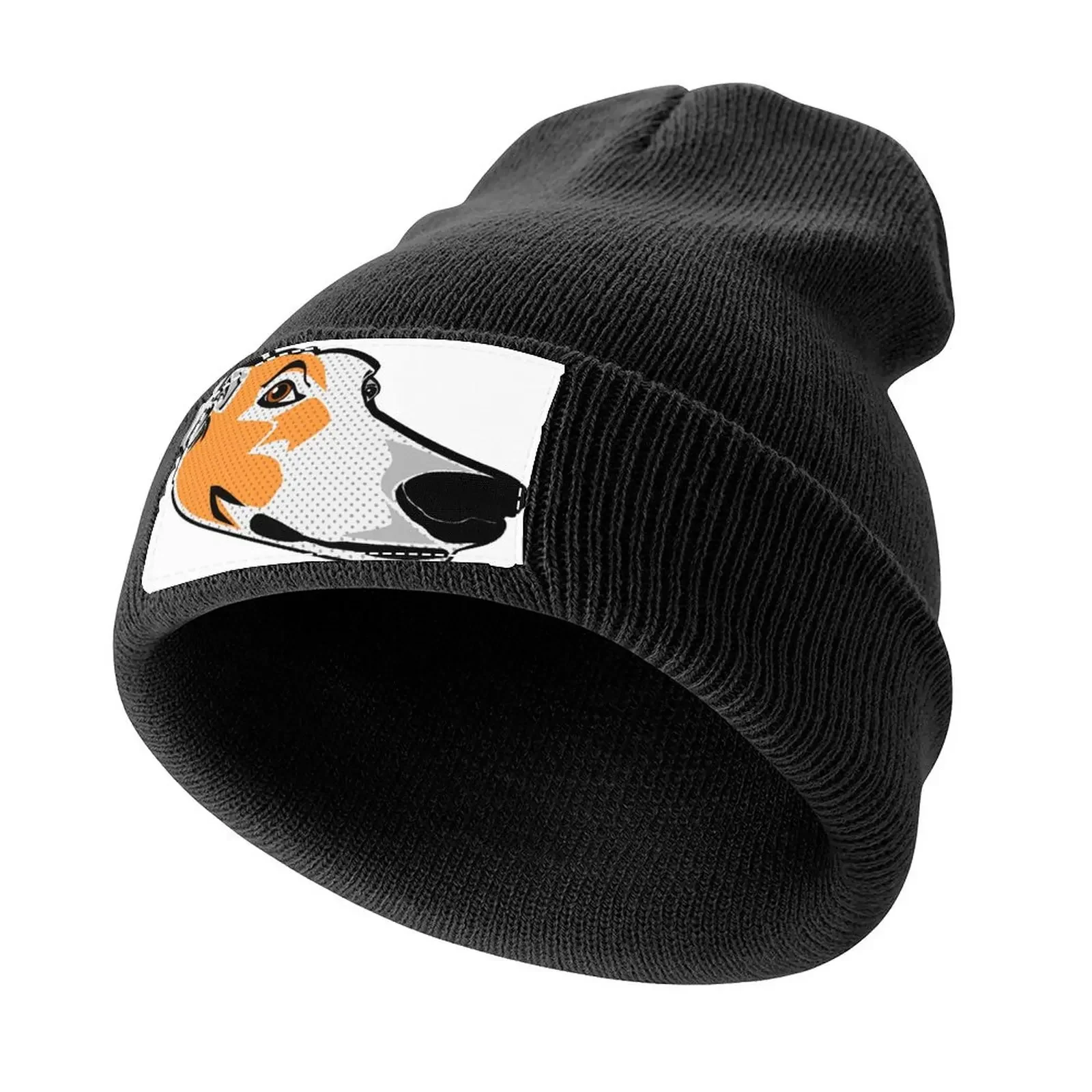 

Toby Greyhound Head resting Knitted Cap Beach funny hat Golf Hat Man Mens Hats Women's