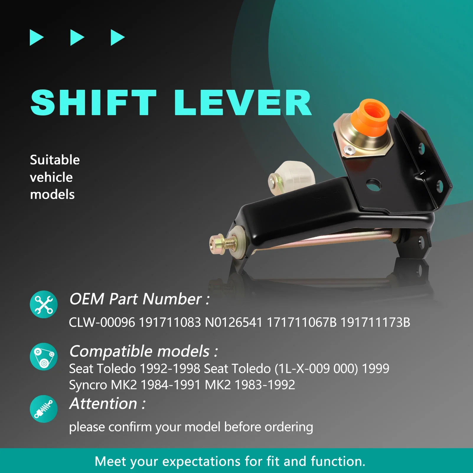 

Ремонт вала подшипника рычага переключения передач для Golf Jta CLW-00096, 191711083, N0126541, 171711067B, 191711173B