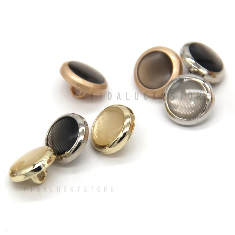 HENGC 11mm Mini Kid Shirt Metal Buttons For Garment Uniform Dress Decorative DIY Craft High Quality Sewing Accessories Wholesale