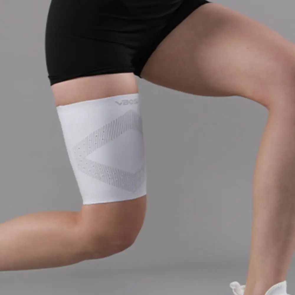 Hamstring Support Thin & Light Leg Guards Compression Elastic Leg Support Breathable Non-slip Upper Leg Sleeves Sports