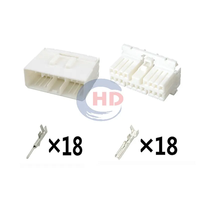 

1-20 sets 18pin Main Power Window Switch Socket Connector 174935-1 173853-1