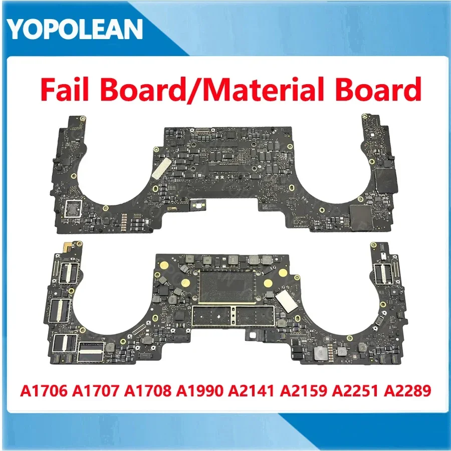 Original Faulty Board Material board For MacBook Pro A1706 A1707 A1708 A1990 A2141 A2159 A2251 A2289 Faulty Motherboard