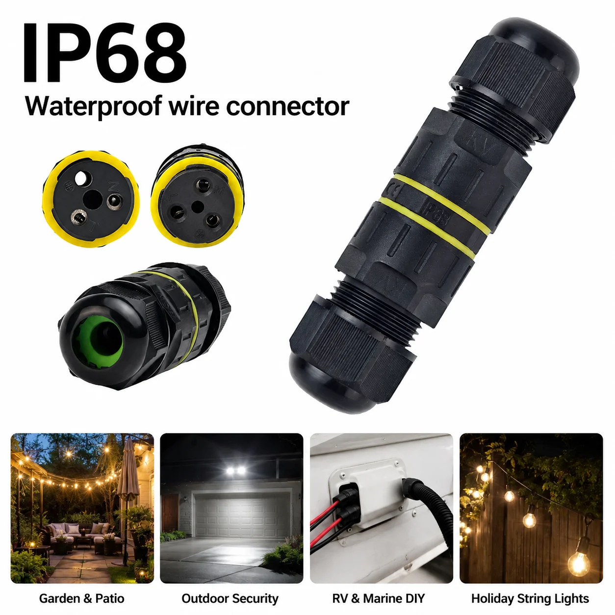 Konektor Kabel Inline Mini Tah - Outdoor Lighting Connectors ulasan dan harga