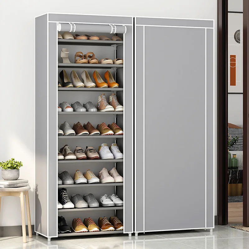 Dustproof Shoe Storage Rack Organizer Multilayer Nonwoven Shoes Storage Cabinet Home Hallway Space-saving Cabinets Shoe Shelf