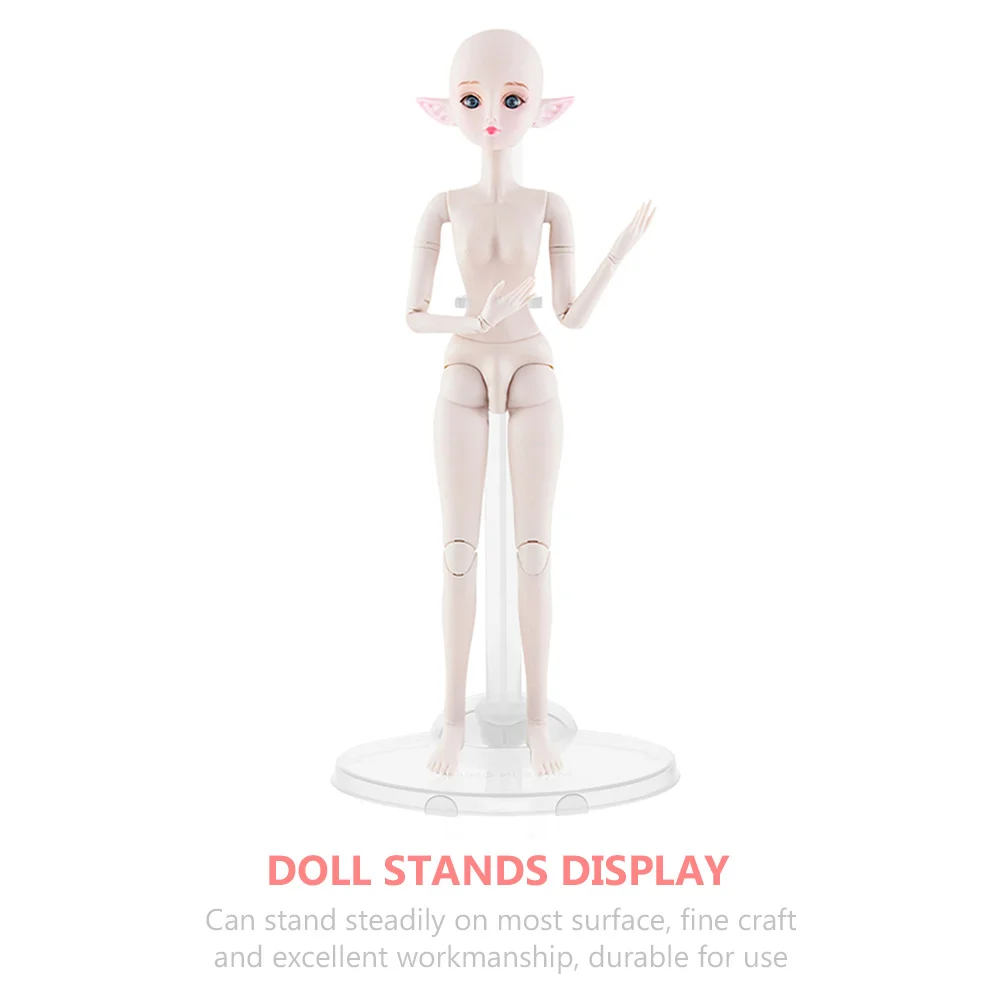 12pcs Display Rack Transparent Support Base Storage Display Stand dolls display rack storage holder