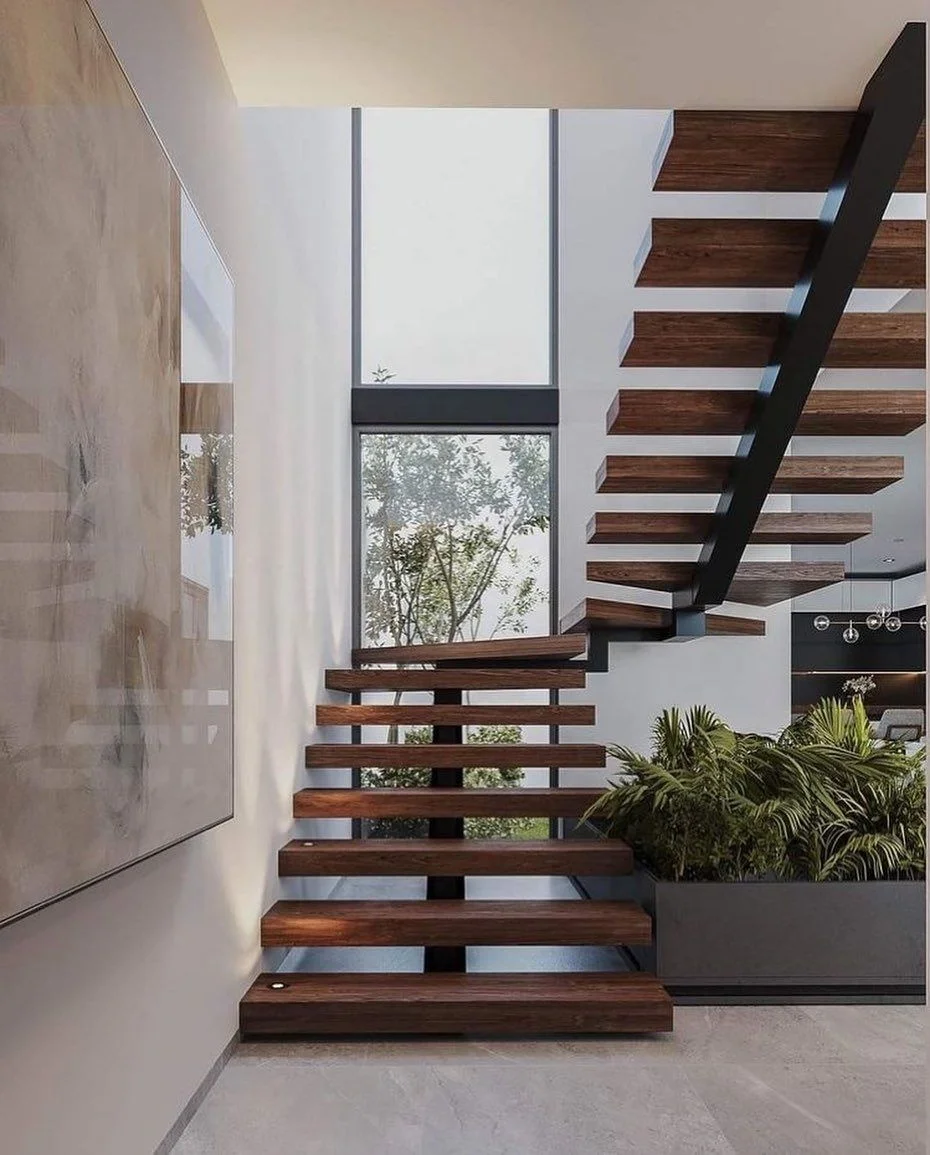 التخصيص سلالم جديدة باللون الأبيض الحديث #6