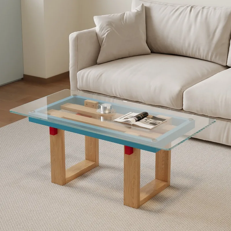 Italian Unique Coffee Table Modern Living Room Decoration Luxury Coffee Table Nordic Aesthetic Mesa Auxiliar Home Furniture